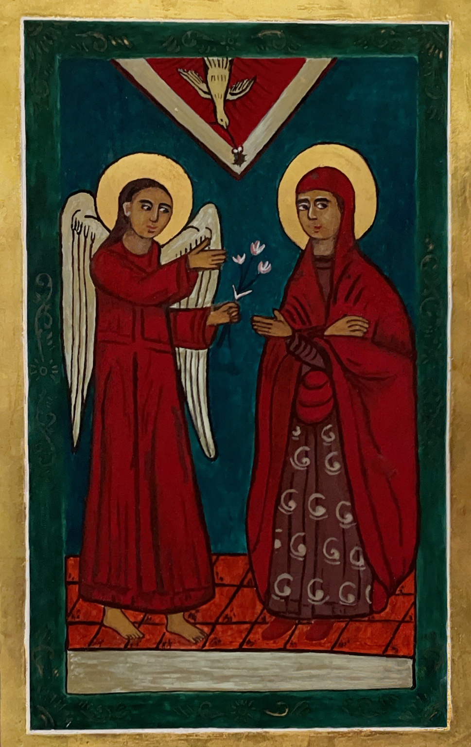 Maria bebudelse — koptisk ikon